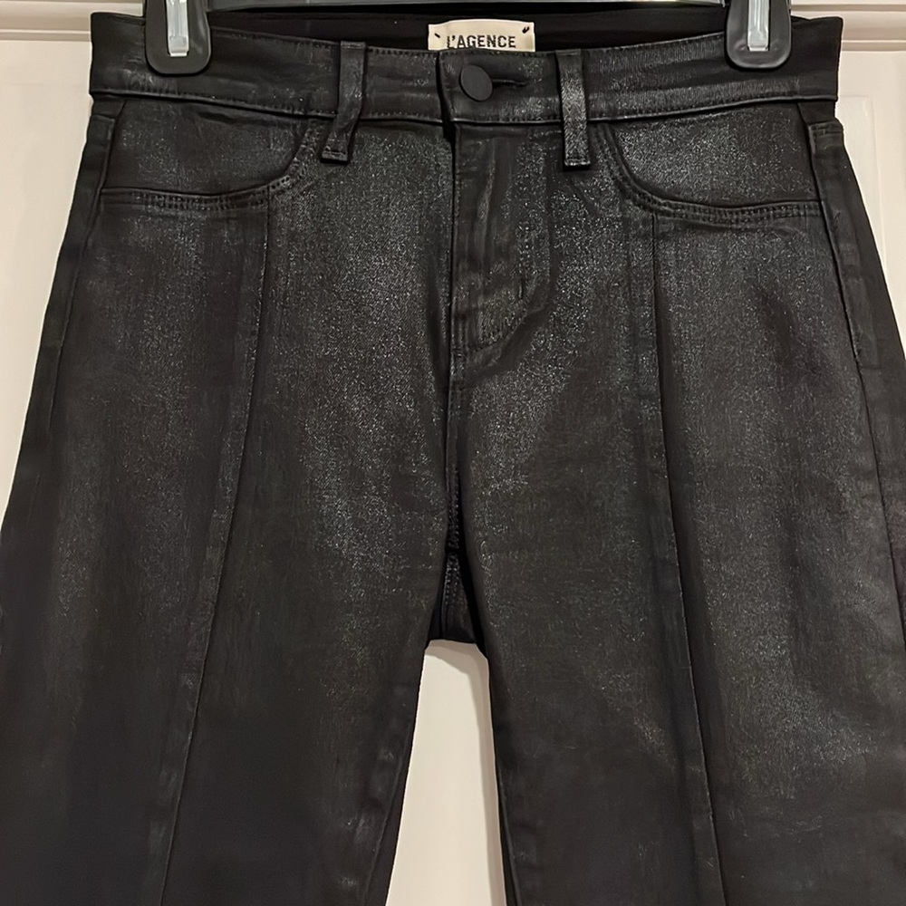 L’agence coated jeans